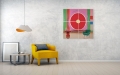 Bild 4 von Target Room  - Bauhaus Design Klassiker - 03 - by Team W 32  / (Größe) 120 cm x 120 cm 3 mm Silber Alu gebürstet inkl. Halterungen beigelegt