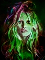 Bild 1 von Motiv Brigitte Sexy Vamp Felix von Altersheim  / (Größe) 90 cm x 120 cm 5 mm Acrylglas XT weiss/kaschiert 100 % inkl. Halterungen beigelegt