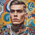 Hommage Berghain Berlin Boys  Nr. 84 - Tattoos  by Team W 32