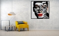 Bild 3 von Premium - XXL Galerie Rahmen - Zebra Punk Female 01 Foto Realismus  by Felix von Altersheim  / (Größe) Du hast einen anderen Wunsch? Schreib uns eine Nachricht! Dein Wandbild erhältlich ab: