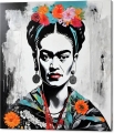 Bild 2 von Hommage an Frida Kahlo - Flora - Orange -  by Felix von Altersheim