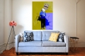 Bild 2 von Motiv Albert Einstein Rainbow by Felix von Altersheim  / (Größe) 140 cm x 175 cm 5 mm Acrylglas XT weiss/kaschiert 100 % inkl. Halterungen beigelegt