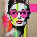 Bild 1 von Hommage an Audrey Hepburn Pop Art Filter-  by Felix von Altersheim