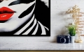 Bild 4 von Premium - XXL Galerie Rahmen - Zebra Punk Female 01 Foto Realismus  by Felix von Altersheim  / (Größe) Du hast einen anderen Wunsch? Schreib uns eine Nachricht! Dein Wandbild erhältlich ab: