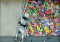 Bild 1 von Banksy Hommage Little Boy Street Art 015 - Dokumentation - Fotografie by Paffy  / (Größe) 80 cm x 60 cm 2 cm Leinwand gespiegelt