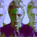 Bild 1 von Motiv David Bowie 3 Face - 03 by Felix von Altersheim  / (Größe) 100 cm x 100 cm 2 cm Leinwand gespiegelt
