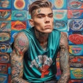 Hommage Berghain Berlin Boys  Nr. 96 - Tattoos  by Team W 32