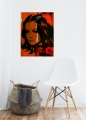 Bild 5 von Motiv Romy Schneider Vintage Orange by Felix von Altersheim  / (Größe) 40 cm x 50 cm 5 mm Acrylglas XT weiss/kaschiert 100 % inkl. Halterungen beigelegt
