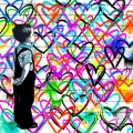 Bild 1 von We need Love 01 - Banksy Hommage by Felix von Altersheim