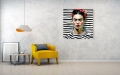 Bild 3 von Hommage Frida Kahlo Zebra 90 cm x 90 cm Leinwand