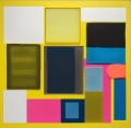Bild 1 von Geometrie-  Bauhaus - Abstrakt - M45  / (Größe) 80x80 cm 2 cm Leinwand gespiegelt