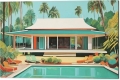 Bild 2 von XXL Leinwände bis 180x100 cm - Mid Century - Bauhaus  - Thailand 04 Team W 32 Gallery  / (Größe) 150 cm x 90 cm 2 cm Leinwand gespiegelt