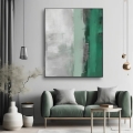 Minimalismus Abstrakte Kunst - grün Z 23