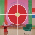 Bild 1 von Target Room  - Bauhaus Design Klassiker - 03 - by Team W 32  / (Größe) 120 cm x 120 cm 3 mm Silber Alu gebürstet inkl. Halterungen beigelegt