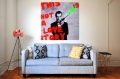Bild 3 von Motiv James Bond- Red -This is not an love Story by Felix von Altersheim  / (Größe) 60 cm x 60 cm 2 cm Leinwand gespiegelt