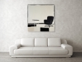 Bild 3 von Minimalismus Bauhaus Design Klassiker - 01 - by  Team W 32  / (Größe) 50 cm x 50 cm  2 cm Leinwand gespiegelt