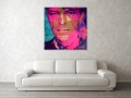 Bild 6 von Motiv David Bowie Pink Scarf Face by Felix von Altersheim **Logo wird nicht mitgedruckt