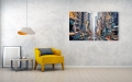 Bild 5 von Hommage Urban City - Hongkong  / (Größe) 140x90 cm 2 cm Leinwand gespiegelt