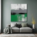 Minimalismus Abstrakte Kunst - grün Z 17