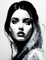 Bild 1 von Motiv Female Sketch 01  - Felix von Altersheim  / (Größe) 100 cm x 130 cm Acrylglas/Gallery Print weiss/kaschiert 100 % inkl. Halterungen beigelegt