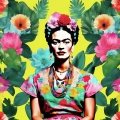 Bild 1 von Hommage Frida Kahlo Gelb Edition of 50 by Samuel Richter